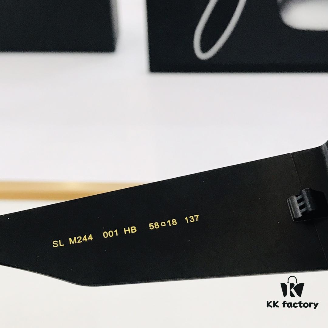 Trendy Bestseller Saint Laurent 💫SL M244 💫 Size: 58□18-137 Metal Frame Design, Charming and Sweet Style, Excellent Quality, Eyeglasses Sunglasses