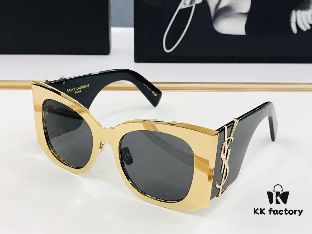 Viral Hit Yves Saint Laurent 💫 SL M245 💫 Size: 54-20-145, Acetate Frame Design, K Playful and Sweet with Excellent Texture, Eyeglasses Sunglasses