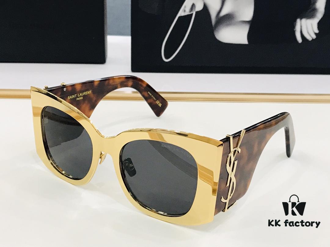 Viral Hit Yves Saint Laurent 💫 SL M245 💫 Size: 54-20-145, Acetate Frame Design, K Playful and Sweet with Excellent Texture, Eyeglasses Sunglasses