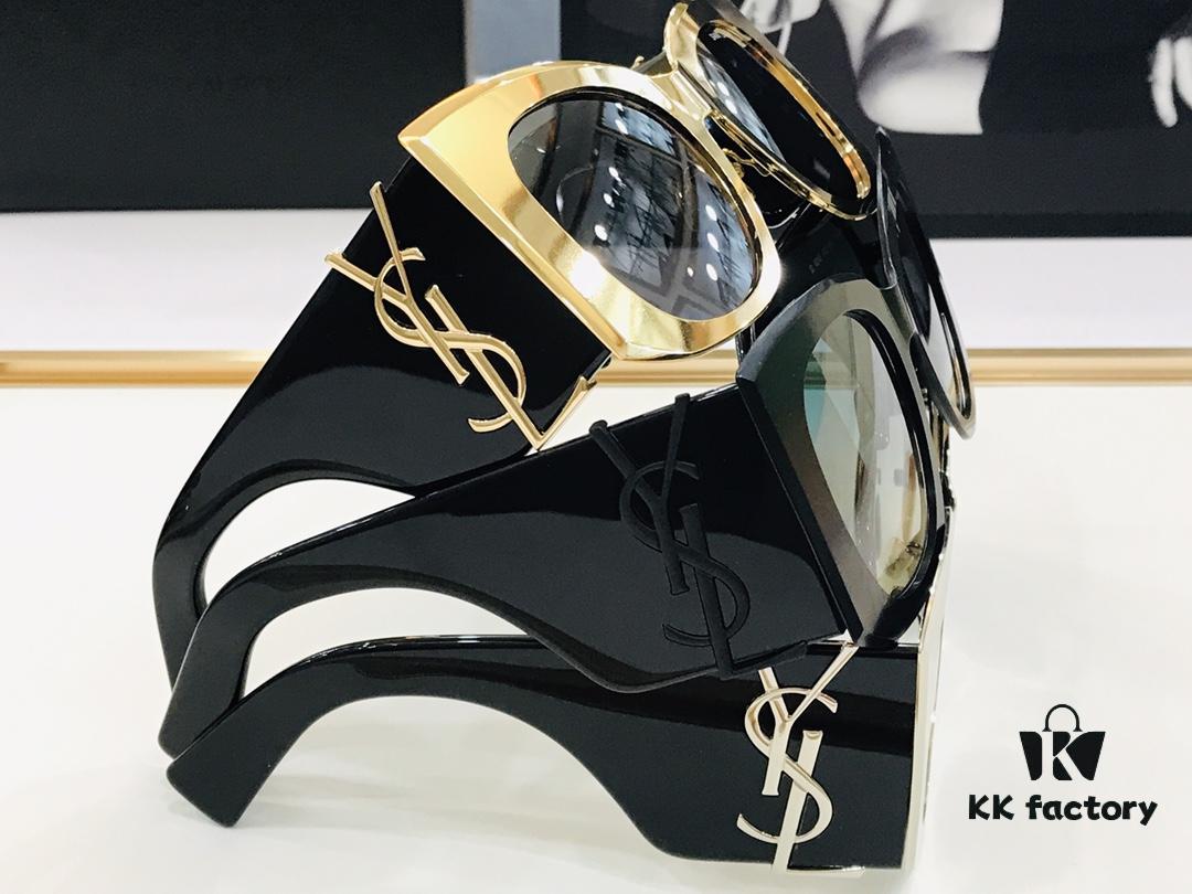 Viral Hit Yves Saint Laurent 💫 SL M245 💫 Size: 54-20-145, Acetate Frame Design, K Playful and Sweet with Excellent Texture, Eyeglasses Sunglasses