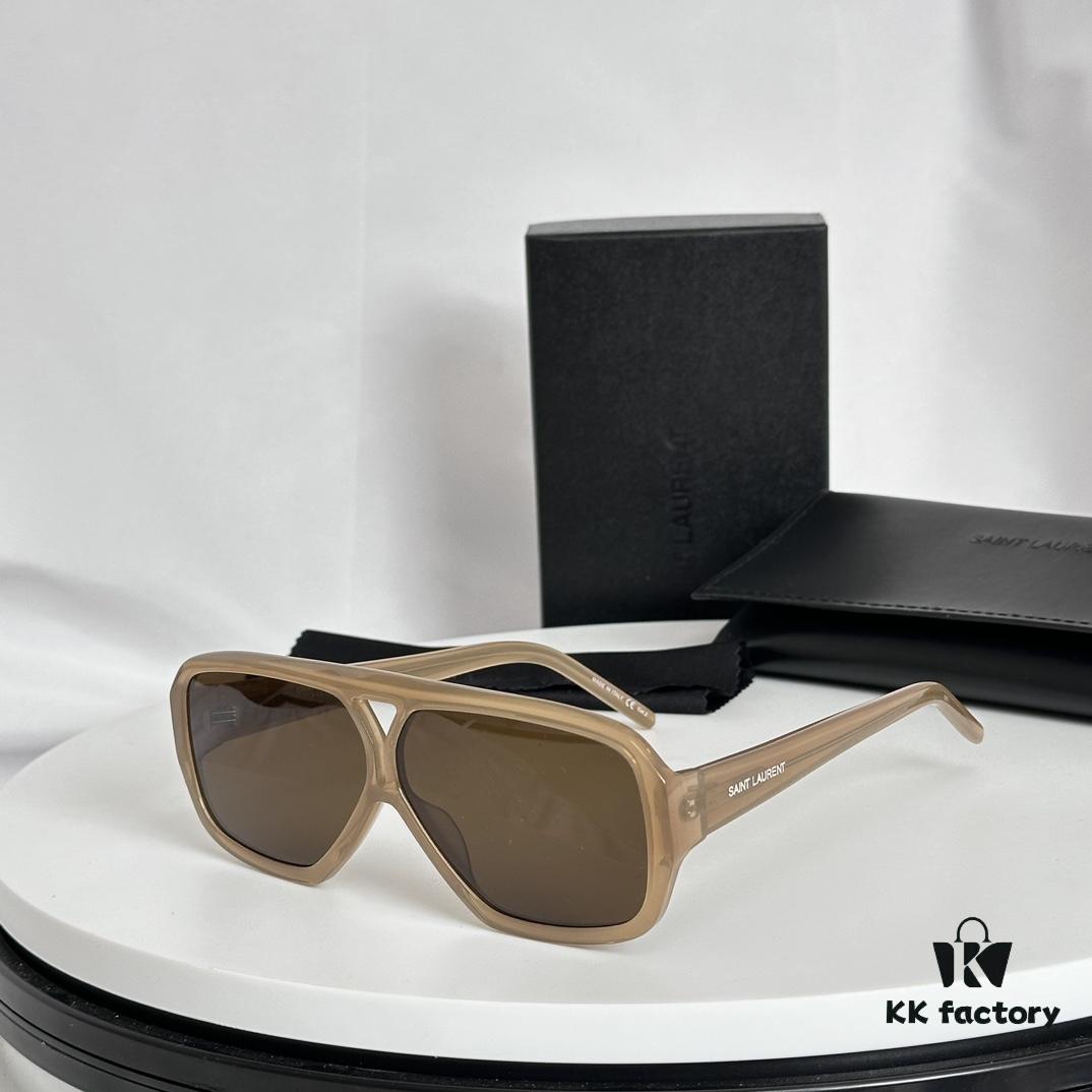 New Arrival 110 Original YSL / Saint Laurent Havana Brown SL 569 Y Women's Mid-Tone Sunglasses