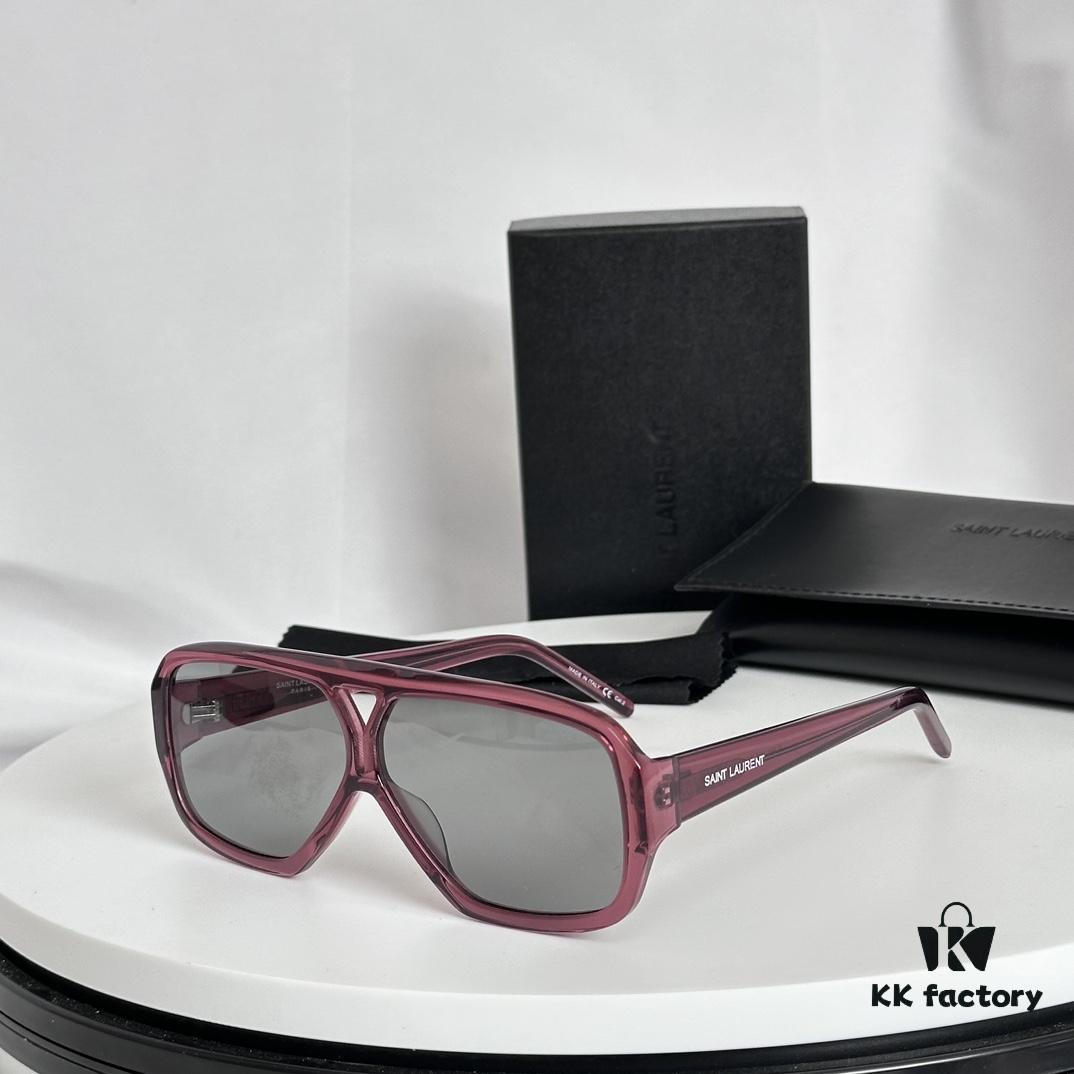 New Arrival 110 Original YSL / Saint Laurent Havana Brown SL 569 Y Women's Mid-Tone Sunglasses