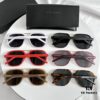 New 2023 YSL Saint Laurent Transparent Yellow Square Sunglasses, Blogger's Style, Ultra-Light Fashion Shades SL545