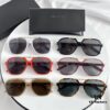 New 2023 YSL Saint Laurent Transparent Yellow Square Sunglasses, Blogger's Style, Ultra-Light Fashion Shades SL545