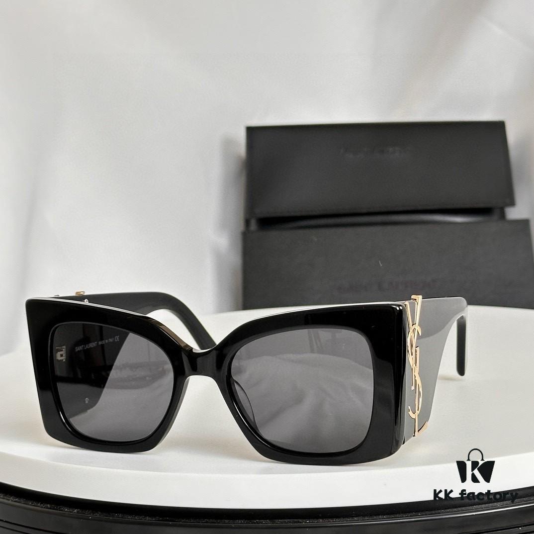Factory Price No Nose Pad Version In Stock Ready to Ship Saint Laurent SLM119F Asian Fit Sunglasses