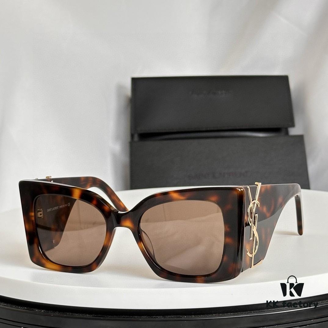 Factory Price No Nose Pad Version In Stock Ready to Ship Saint Laurent SLM119F Asian Fit Sunglasses