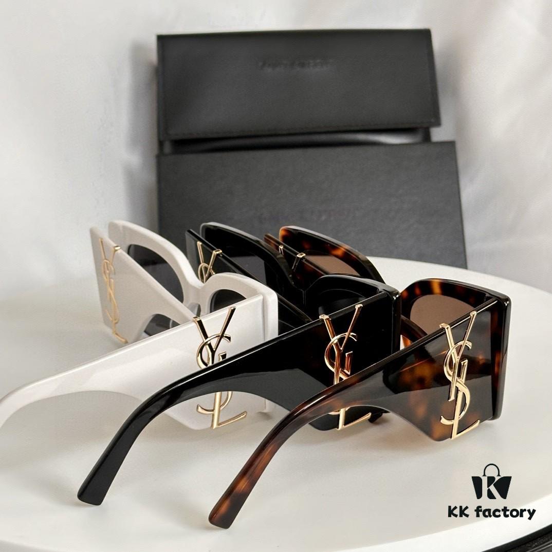 Factory Price No Nose Pad Version In Stock Ready to Ship Saint Laurent SLM119F Asian Fit Sunglasses