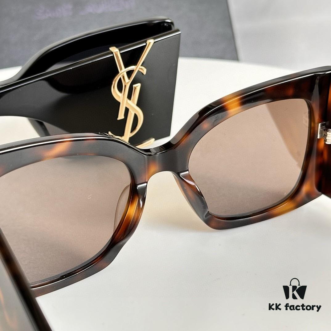 Factory Price No Nose Pad Version In Stock Ready to Ship Saint Laurent SLM119F Asian Fit Sunglasses
