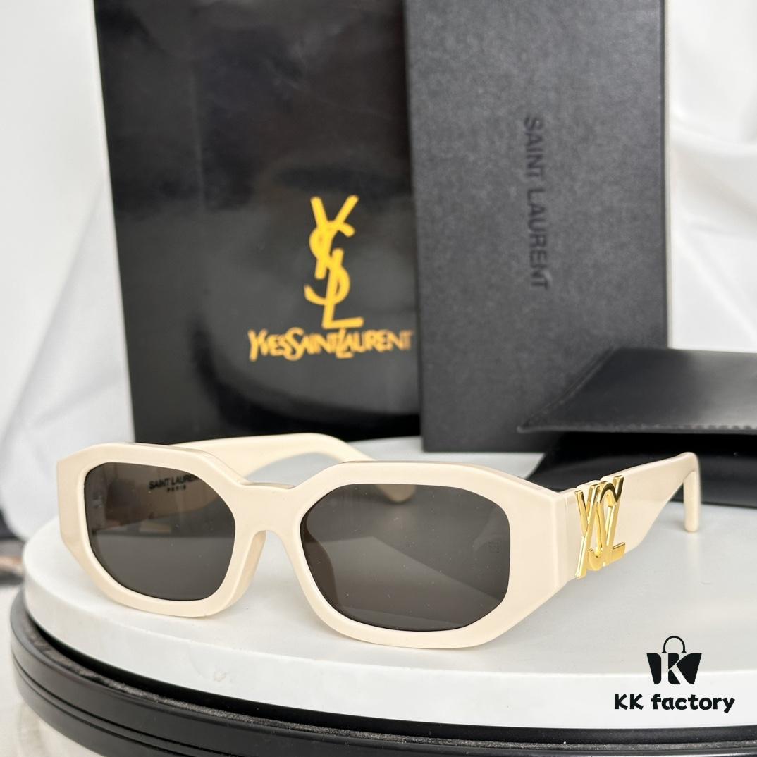 140‼️SAINT LAURENT . ysl New Arrival SL M88 Engraved with SAINT LAURENT Logo on Temples Size: 53□18-145 Sunglasses