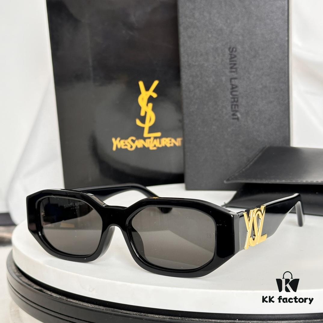 140‼️SAINT LAURENT . ysl New Arrival SL M88 Engraved with SAINT LAURENT Logo on Temples Size: 53□18-145 Sunglasses