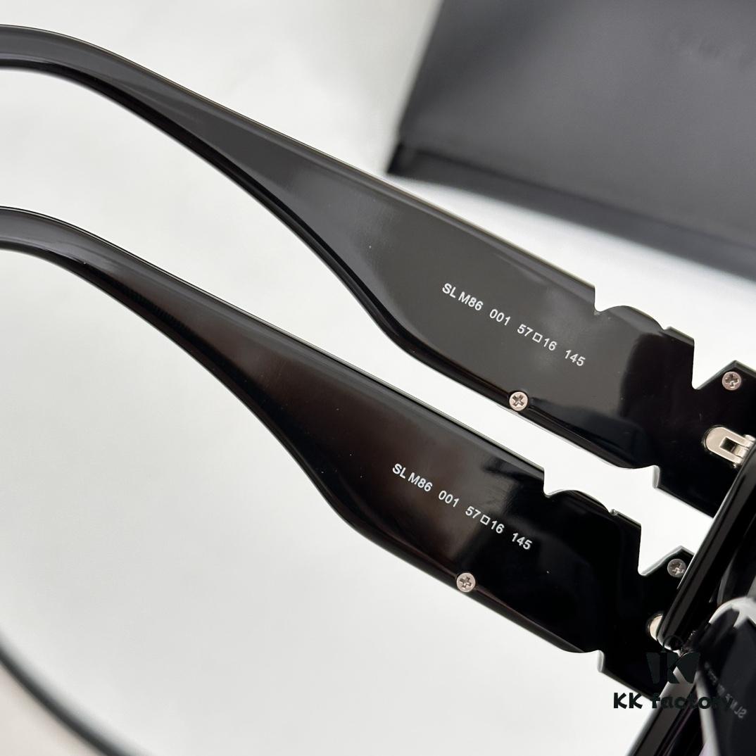 140‼️SAINT LAURENT . ysl New Arrival SL M86 with SAINT LAURENT Engraved Logo on Temples Size: 57□16-145 Sunglasses