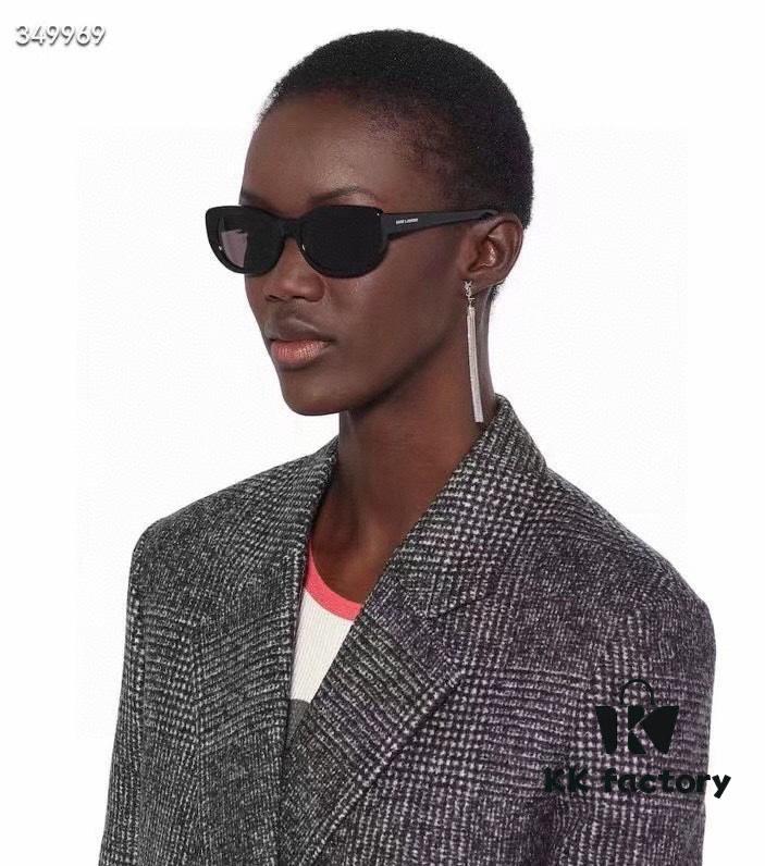 YSL Sunglasses Small Frame Warm Heart Gold HyunA Na Zha Same Style