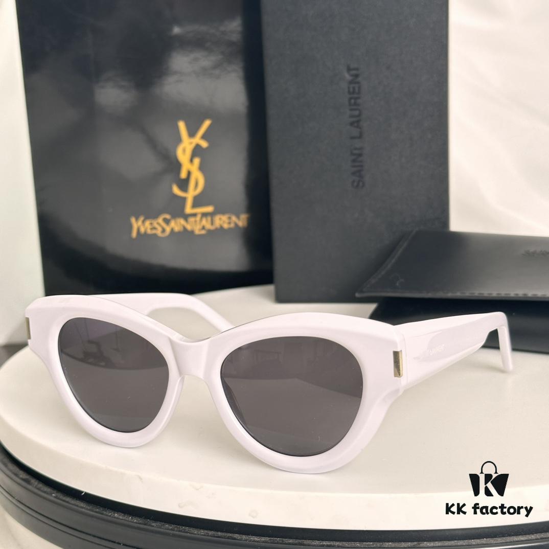 In Stock SAINT LAURENT YSL SL506 Cat-Eye Sunglasses Recommended, Flattering on Square and Round Face Shapes