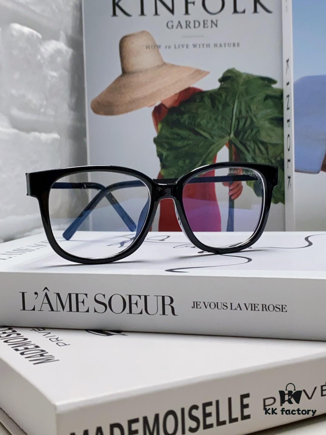 SAINT LAURENT SL M480 Capsule Collection Eyewear with Interlocking YSL Logo – Minimalist and Elegant Design