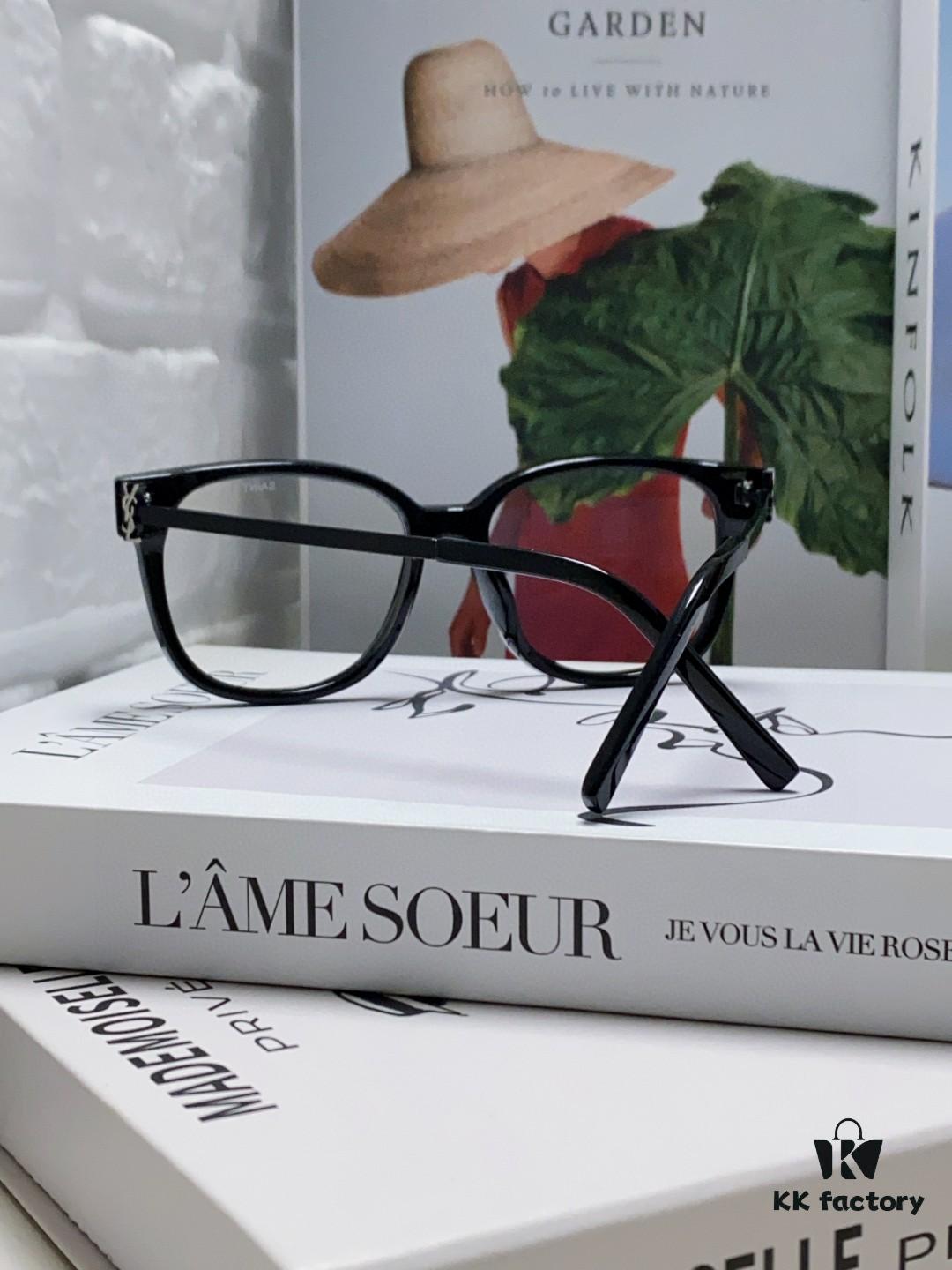SAINT LAURENT SL M480 Capsule Collection Eyewear with Interlocking YSL Logo – Minimalist and Elegant Design