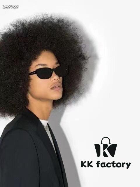 YSL Sunglasses Small Frame Warm Heart Gold HyunA Nazha Same Style