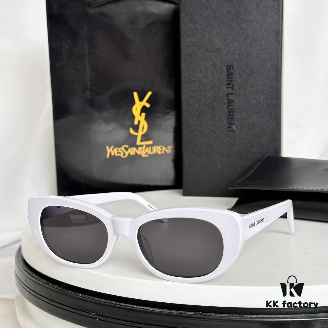YSL Sunglasses Small Frame Warm Heart Gold HyunA Nazha Same Style