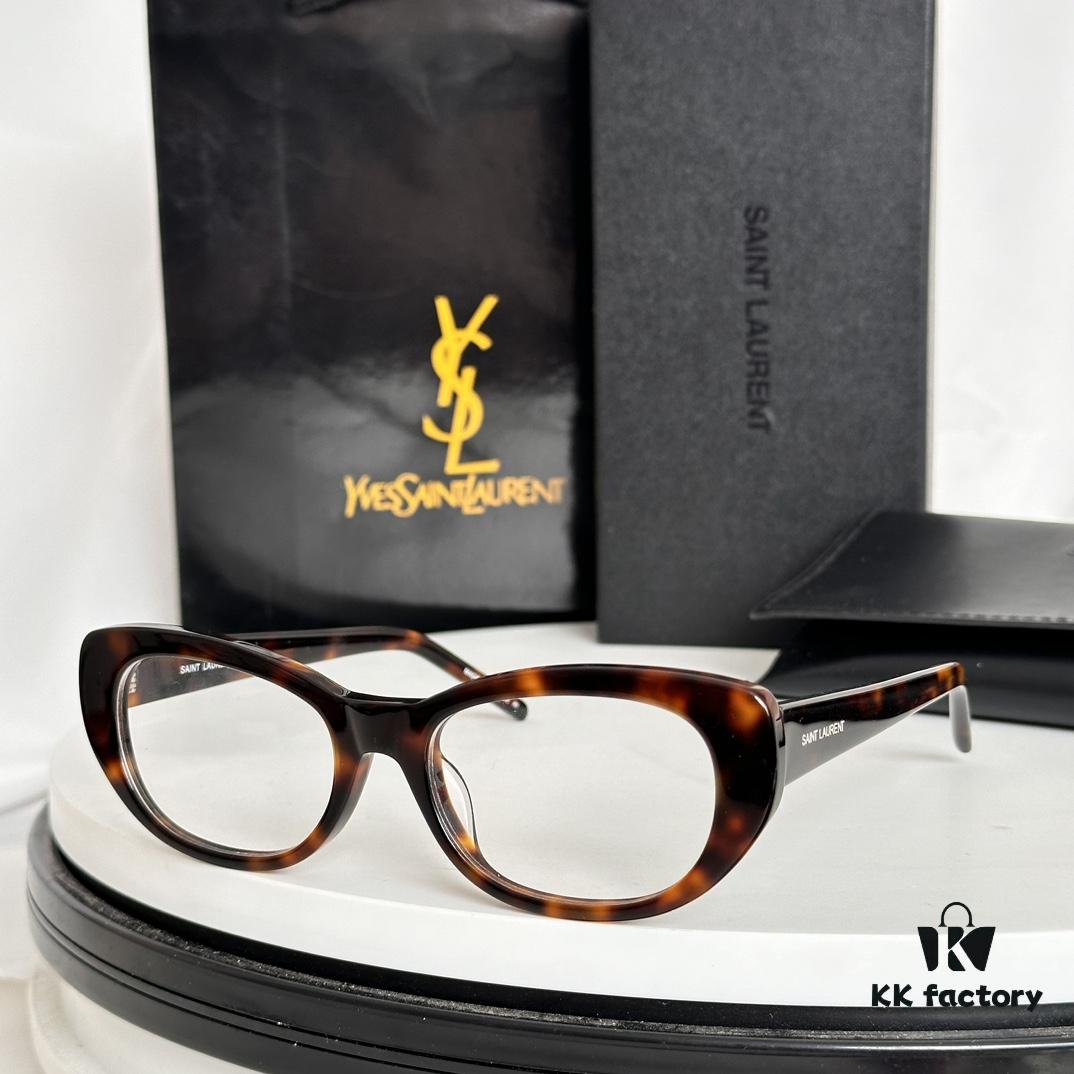 YSL Sunglasses Small Frame Warm Heart Gold HyunA Nazha Same Style