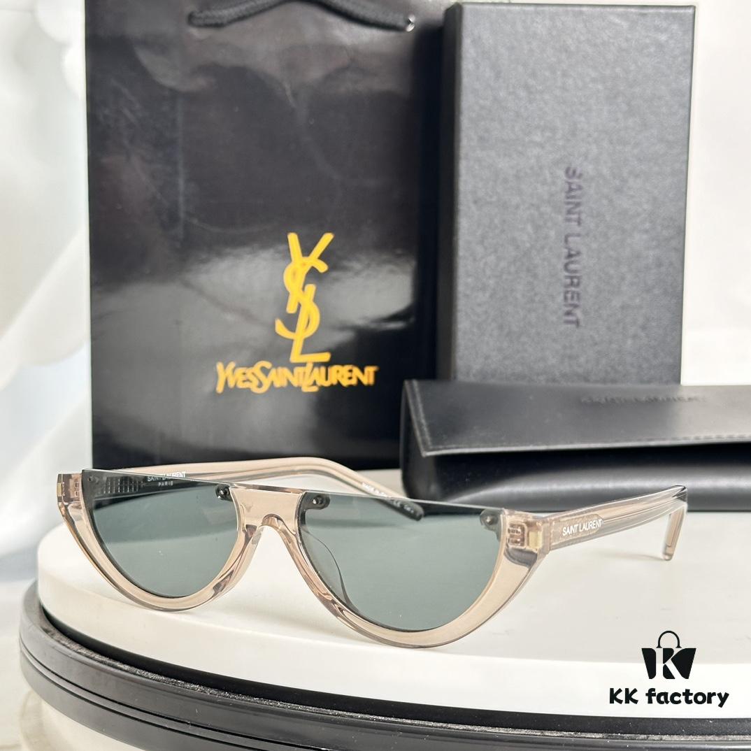 Authentic New Arrival: SAINT LAURENT YSL SL563 Cat-Eye Sunglasses Recommended for Square and Round Face Shapes