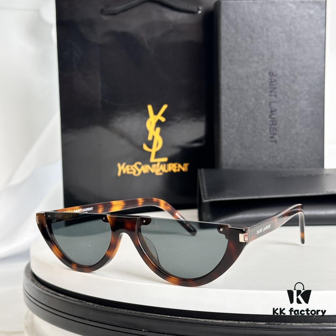 Authentic New Arrival: SAINT LAURENT YSL SL563 Cat-Eye Sunglasses Recommended for Square and Round Face Shapes