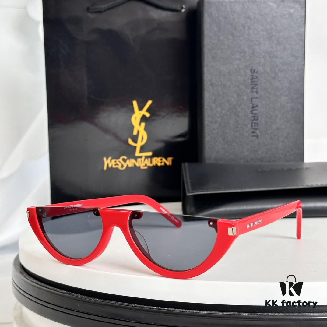Authentic New Arrival: SAINT LAURENT YSL SL563 Cat-Eye Sunglasses Recommended for Square and Round Face Shapes