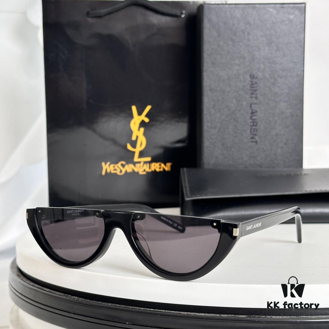 Authentic New Arrival: SAINT LAURENT YSL SL563 Cat-Eye Sunglasses Recommended for Square and Round Face Shapes