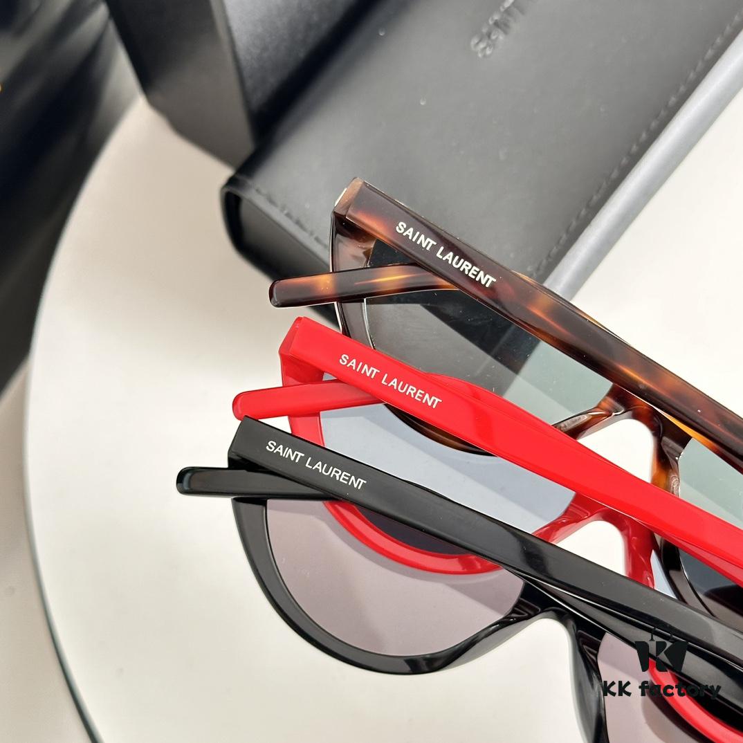 Authentic New Arrival: SAINT LAURENT YSL SL563 Cat-Eye Sunglasses Recommended for Square and Round Face Shapes