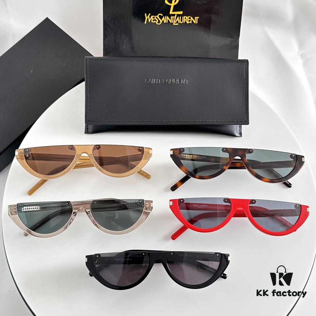 Authentic New Arrival: SAINT LAURENT YSL SL563 Cat-Eye Sunglasses Recommended for Square and Round Face Shapes