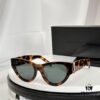 SAINT LAURENT Saint Laurent SL M94 Size: 53□20-145 YSL Letter Temple High-Quality Irregular Acetate Retro Cat-Eye Fashion Sunglasses