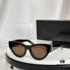 SAINT LAURENT Saint Laurent SL M94 Size: 53□20-145 YSL Letter Temple High-Quality Irregular Acetate Retro Cat-Eye Fashion Sunglasses