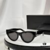 SAINT LAURENT Saint Laurent SL M94 Size: 53□20-145 YSL Letter Temple High-Quality Irregular Acetate Retro Cat-Eye Fashion Sunglasses