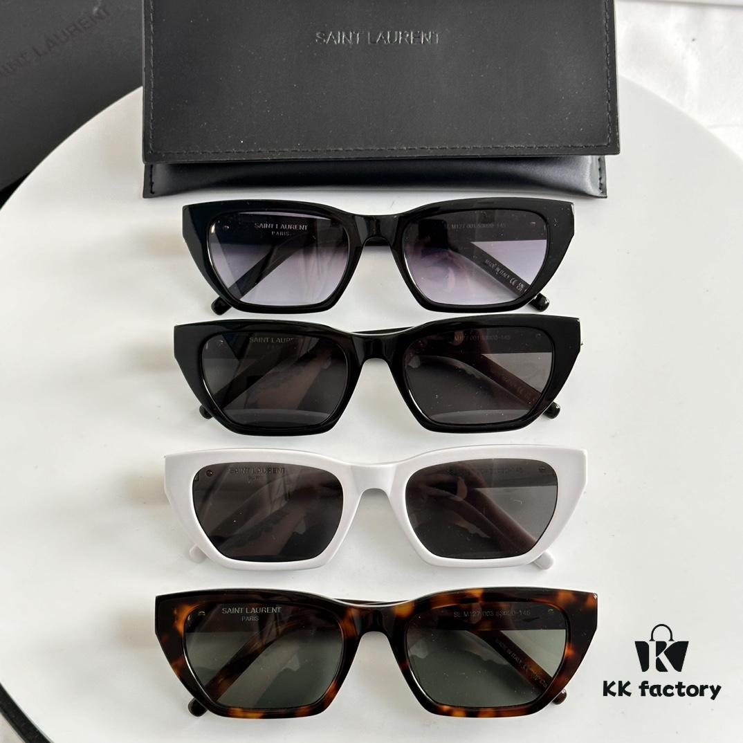 Saint Laurent SL M127/F Small Logo YSL Accent Sunglasses