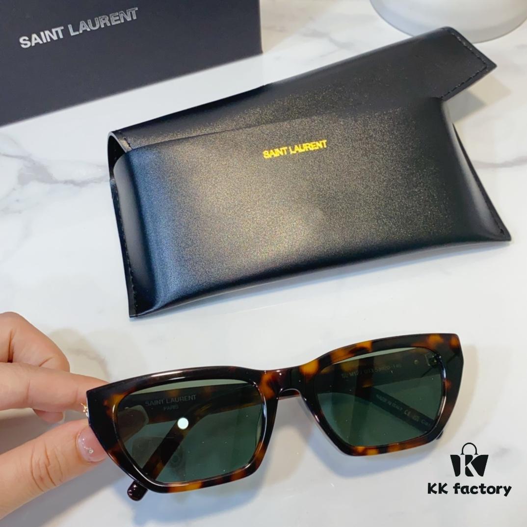 Saint Laurent SL M127/F Small YSL Logo Detail Sunglasses