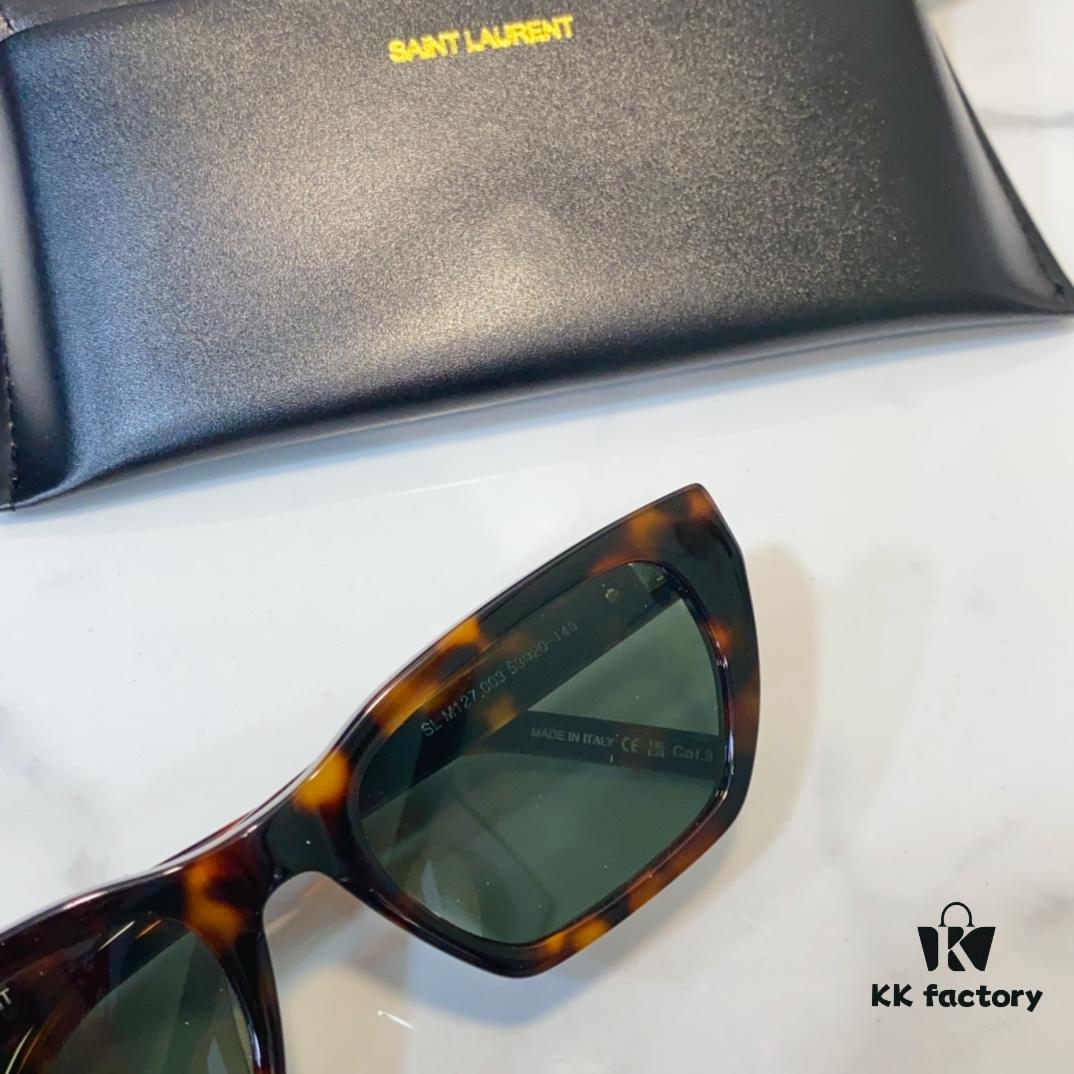 Saint Laurent SL M127/F Small YSL Logo Detail Sunglasses