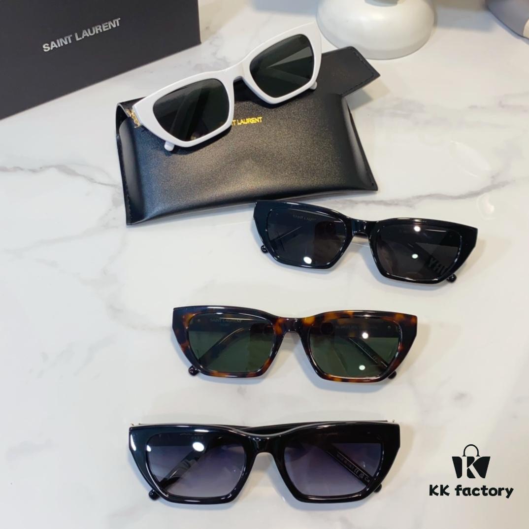 Saint Laurent SL M127/F Small YSL Logo Detail Sunglasses