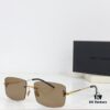 SAINT LAURENT · 24 New Arrival SL337M Signature YSL Mirror Detail in European and American Series Slender Temples Frameless Ultra-Light High Electroplating Sunglasses