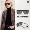 In Stock, Factory Direct Sale. Online Hit Summer Sunglasses🕶️ Recommendation SL364 MASK SAINT LAURENT Runway Style Frameless Design with Metal Frame Unbelievably Cool, Futuristic Full-Point Sunglasses
