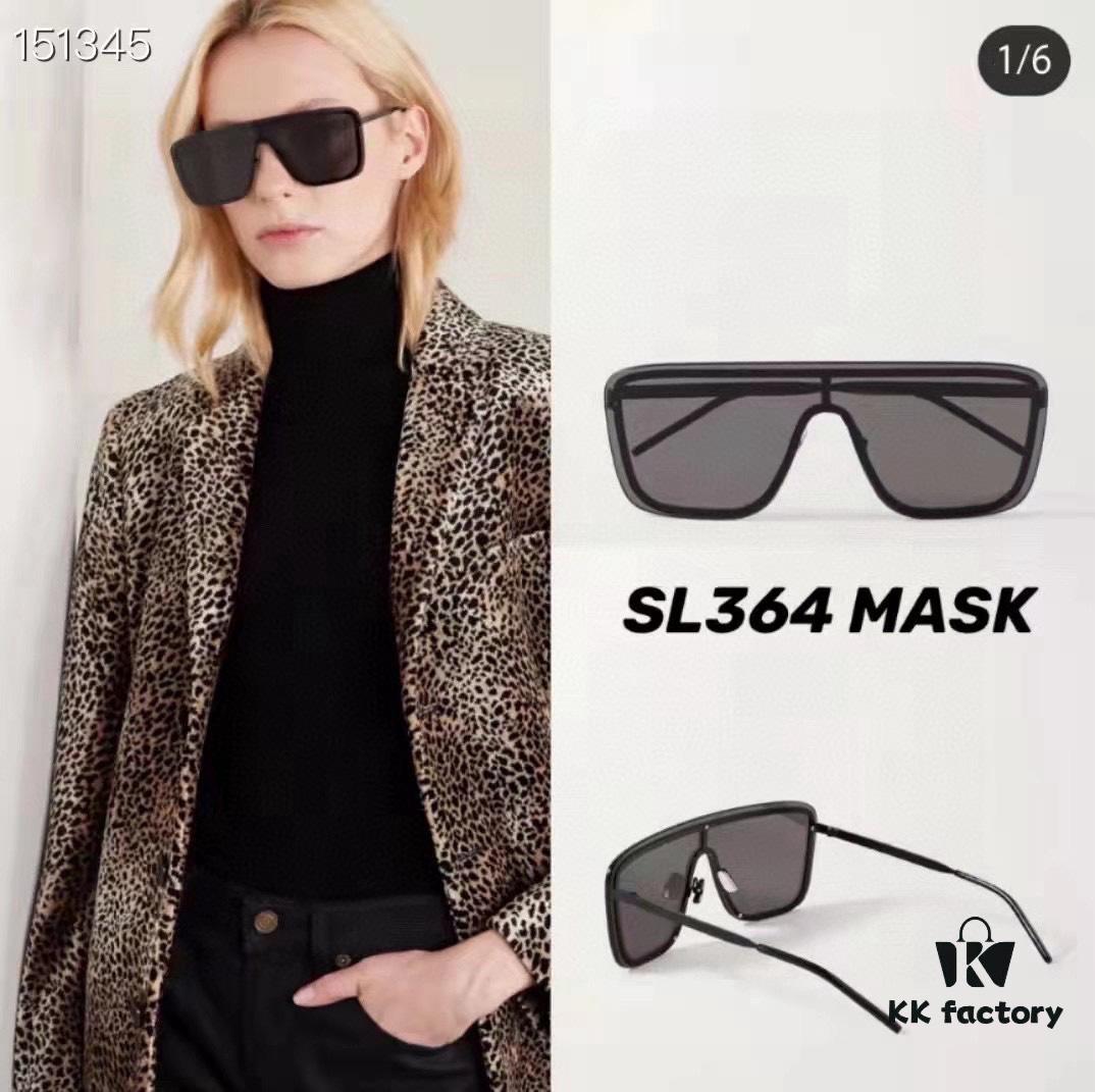 In Stock, Factory Direct Sale. Online Hit Summer Sunglasses🕶️ Recommendation SL364 MASK SAINT LAURENT Runway Style Frameless Design with Metal Frame Unbelievably Cool, Futuristic Full-Point Sunglasses