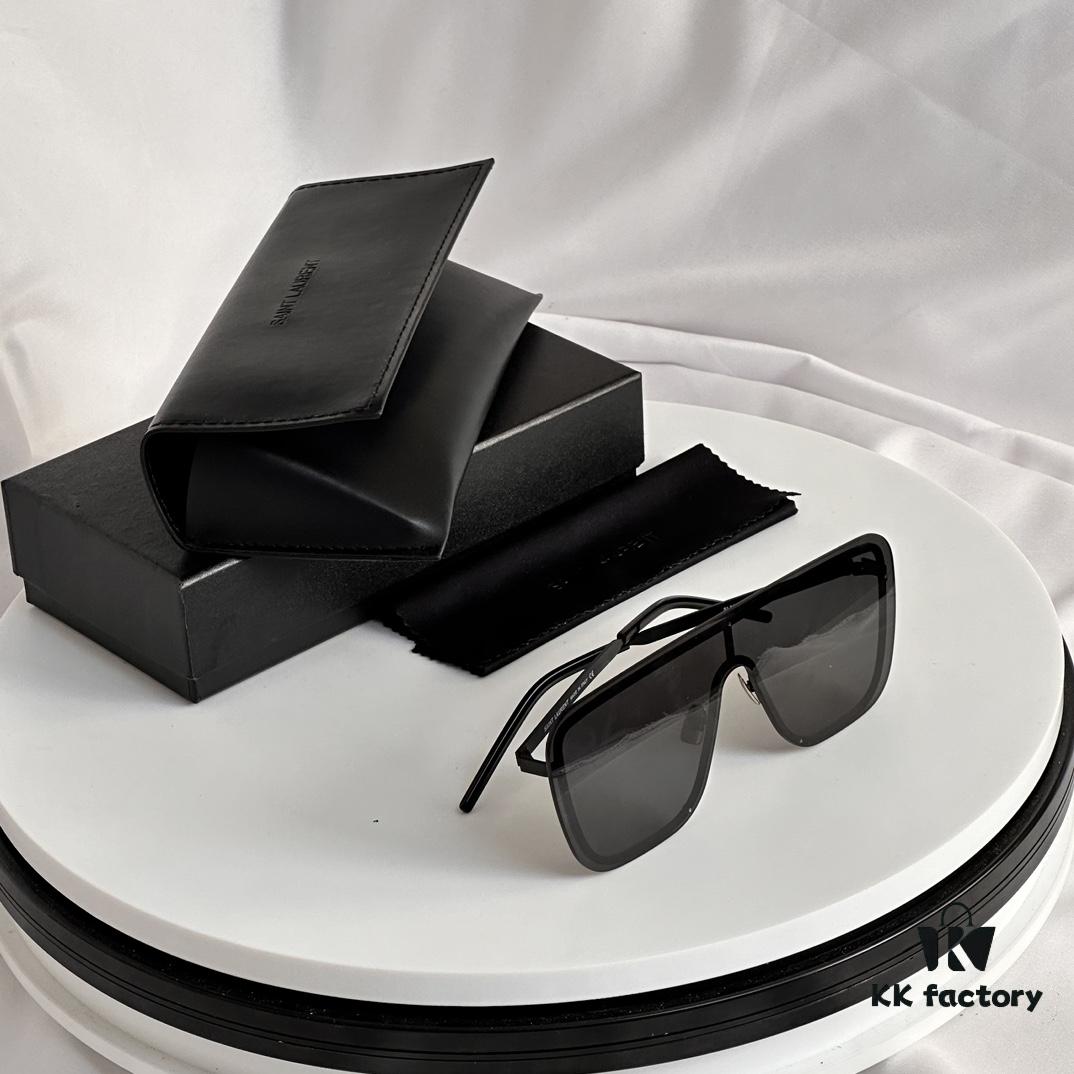 In Stock, Factory Direct Sale. Online Hit Summer Sunglasses🕶️ Recommendation SL364 MASK SAINT LAURENT Runway Style Frameless Design with Metal Frame Unbelievably Cool, Futuristic Full-Point Sunglasses