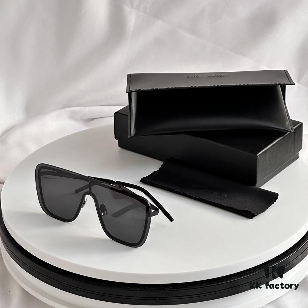 In Stock, Factory Direct Sale. Online Hit Summer Sunglasses🕶️ Recommendation SL364 MASK SAINT LAURENT Runway Style Frameless Design with Metal Frame Unbelievably Cool, Futuristic Full-Point Sunglasses