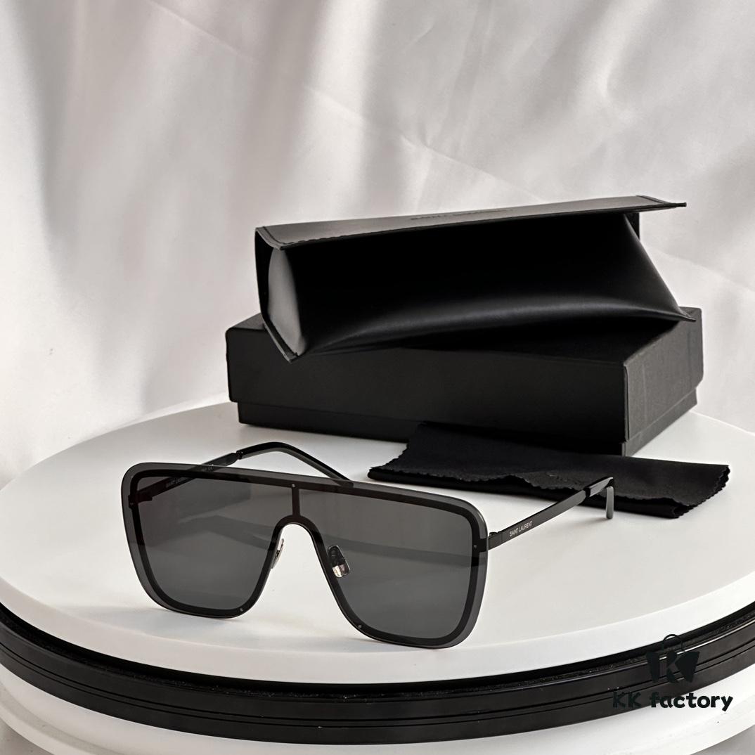 In Stock, Factory Direct Sale. Online Hit Summer Sunglasses🕶️ Recommendation SL364 MASK SAINT LAURENT Runway Style Frameless Design with Metal Frame Unbelievably Cool, Futuristic Full-Point Sunglasses