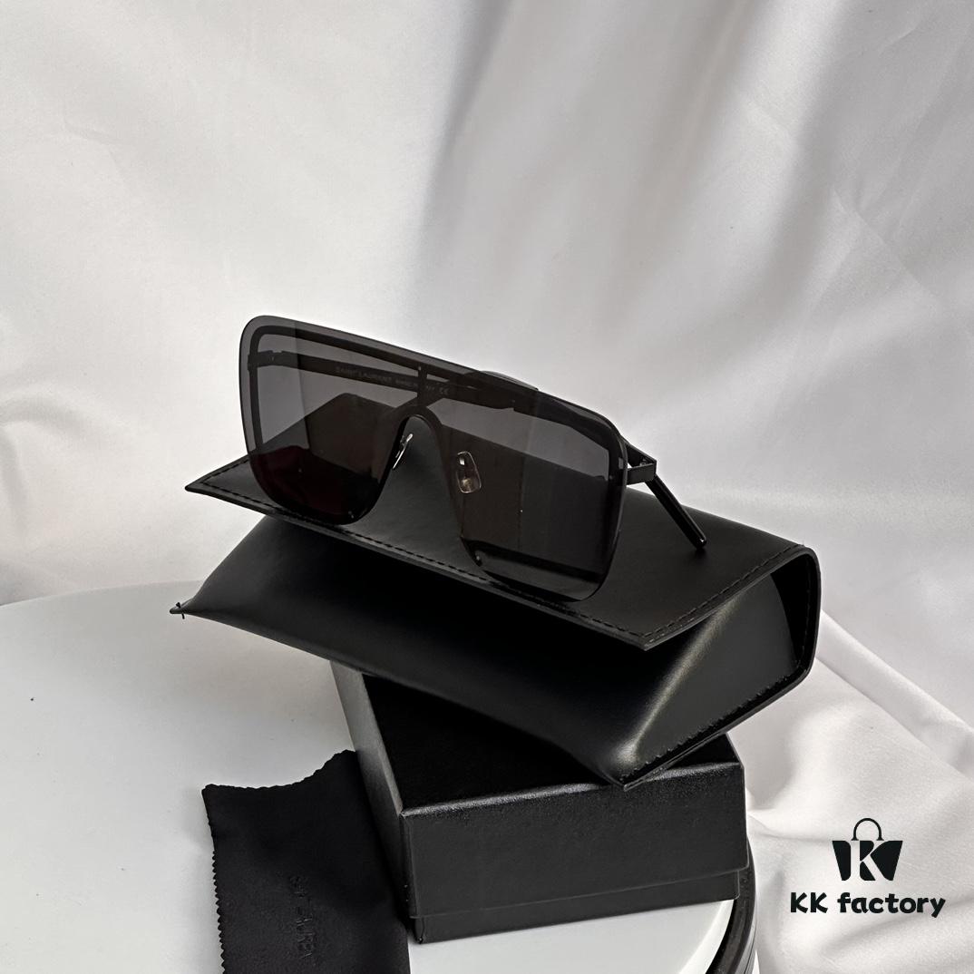 In Stock, Factory Direct Sale. Online Hit Summer Sunglasses🕶️ Recommendation SL364 MASK SAINT LAURENT Runway Style Frameless Design with Metal Frame Unbelievably Cool, Futuristic Full-Point Sunglasses