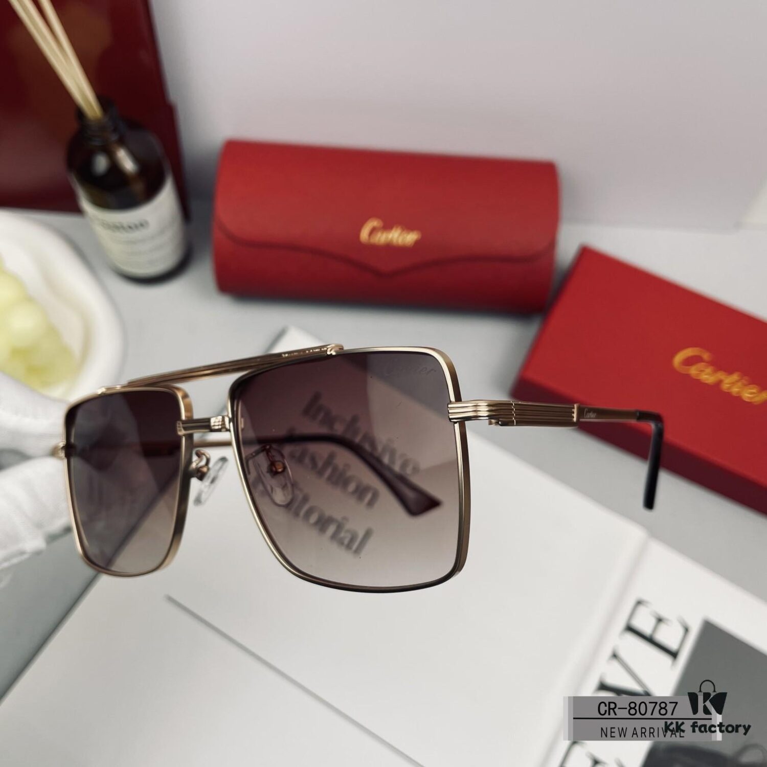 French Cartier - Cartier | Polarized Sunglasses with Polylens Resin Lenses and Lightweight Metal Frame