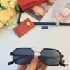 Cartier New Fashion Pilot Sunglasses with Metallic Double Bridge, High-End Sunglass Frame for Men, Polarized 2024 Eyewear