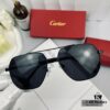 Cartier France - Men's Sunglasses with Polarized Lenses, Lightweight Metal Frame, Model 53704