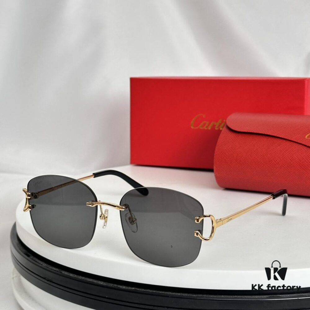 Authentic Cartier MODEL: CT0032RS SIZE: 52-19-145 Sunglasses