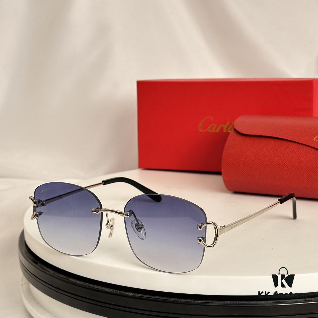 Authentic Cartier MODEL: CT0032RS SIZE: 52-19-145 Sunglasses