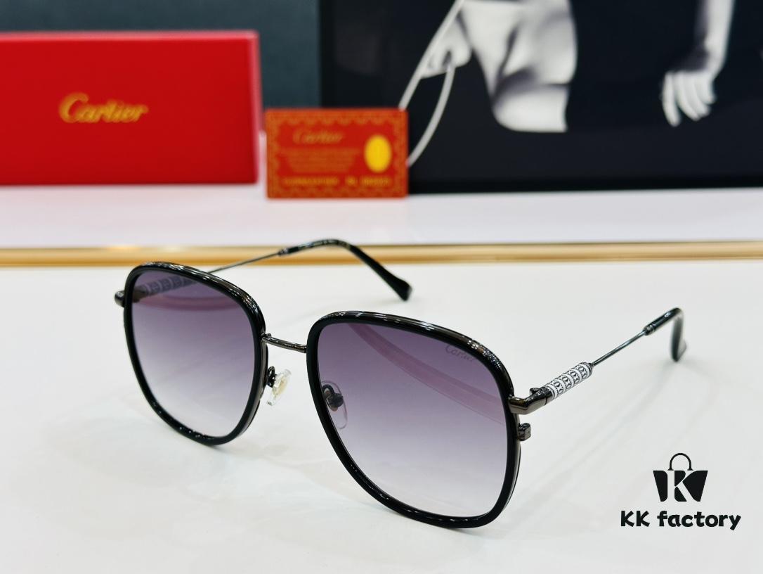 New Arrival Cartier Model: CT0382S Size: 55□19-145 High-Quality Brand Iconic Designer Sunglasses