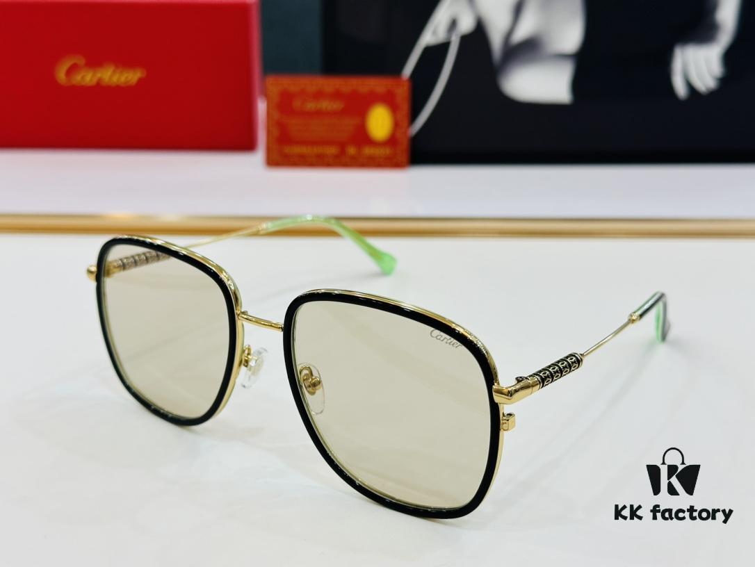 New Arrival Cartier Model: CT0382S Size: 55□19-145 High-Quality Brand Iconic Designer Sunglasses