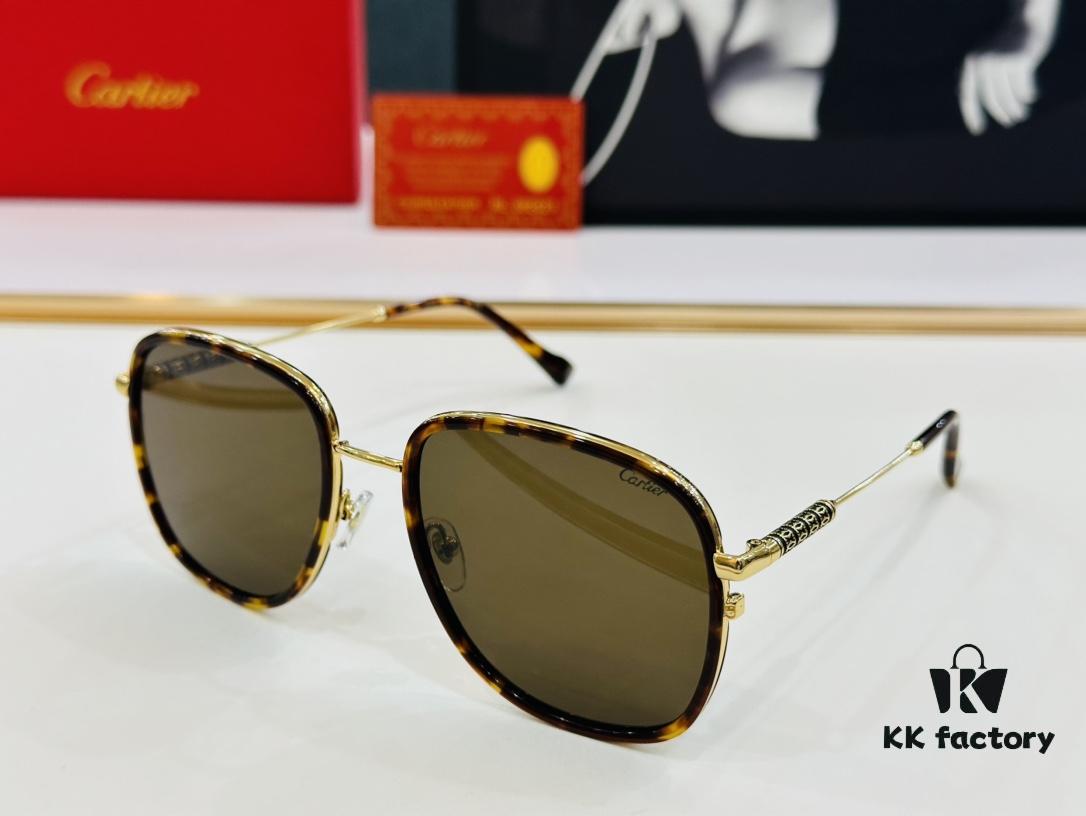 New Arrival Cartier Model: CT0382S Size: 55□19-145 High-Quality Brand Iconic Designer Sunglasses